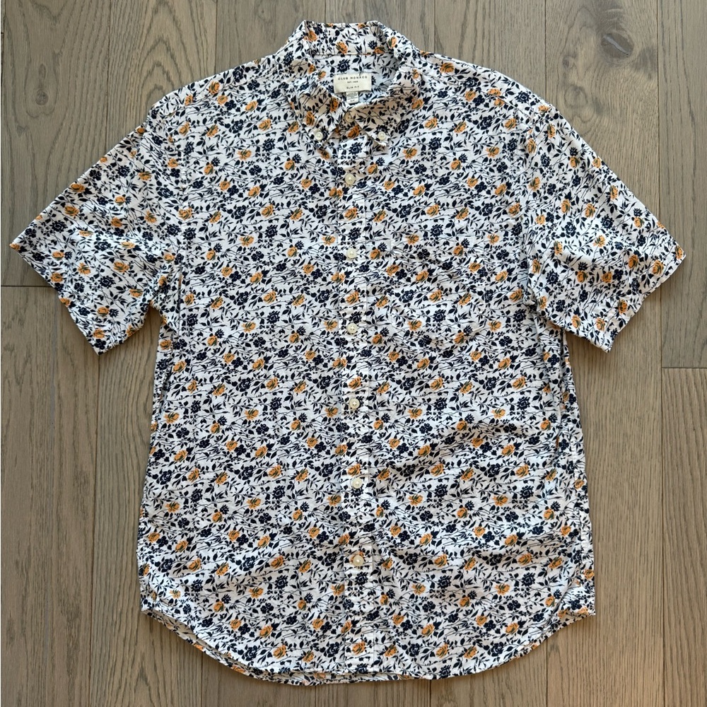 Men’s Club Monaco Floral Print Men's Shirt